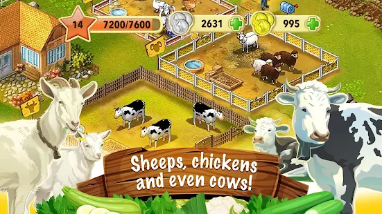 Screenshot 7 for Janes Farm farming game grow fruit & plants 8.7.1 MOD (Unlimited Money)