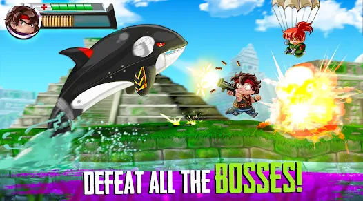 Screenshot 6 for Ramboat 2 Action Offline Games 2.5.4 MOD APK Unlimited Money