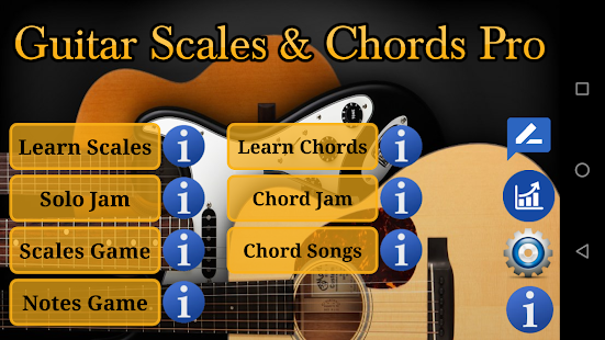 Screenshot 1 for Guitar Scales & Chords Pro 108 Paid