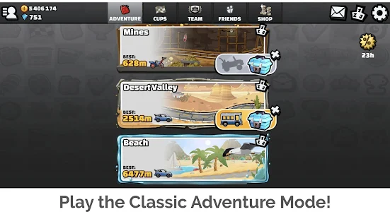 Screenshot 6 for Hill Climb Racing 2 1.31.0 MOD (Unlimited Coins + Diamonds)