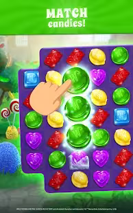 Screenshot 1 for Wonka’s World of Candy Match 3 1.21.1707 MOD APK (Unlimited Lives + Boosters)