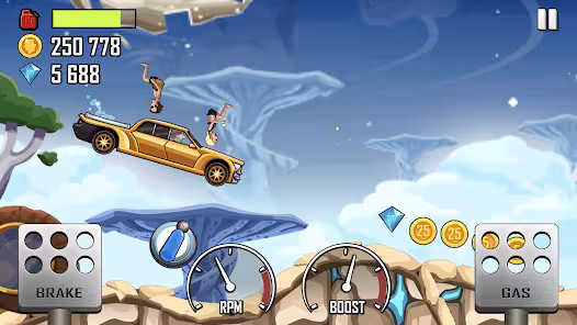 Screenshot 3 for Hill Climb Racing 1.36.0 APK + MOD (Ad-Free)
