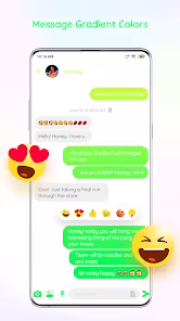 Screenshot 2 for Messenger SMS 38 MOD APK Premium Unlocked