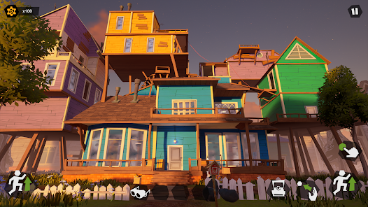 Screenshot 4 for Hello Neighbor Nickys Diaries Mod APK 1.4.4.729