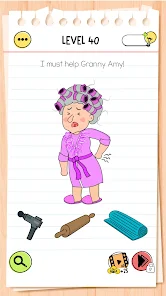 Screenshot 3 for Brain Test 4 Tricky Friends 1.6.1 MOD APK Unlimited Money
