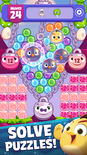 Screenshot 2 for Angry Birds Dream Blast v1.36.1 MOD APK Unlimited Money/Boosters
