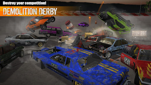 Screenshot 1 for Demolition Derby 3 v1.1.031 Mod money