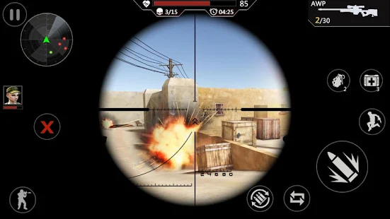 Screenshot 3 for Cover Strike 3D Team Shooter 1.1.333 MOD (god mode + one hit + unlock all gun)