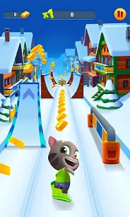 Screenshot 1 for Talking Tom Gold Run 2.5.0.29 MOD APK