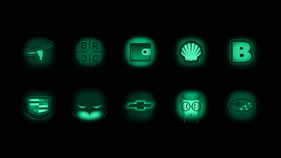 Screenshot 2 for Night Vision Stealth Green Icon Pack 1.4 Patched
