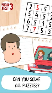 Screenshot 7 for Brain Test 3 1.72.1 MOD APK Unlimited Hints