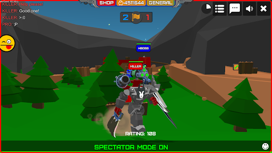 Screenshot 2 for Armored Squad Mechs vs Robots 2.0.4 MOD (Unlimited Coins + Skill Points)