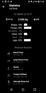 Screenshot 5 for Dumbbell Home Workout Premium 3.20 APK MOD Unlocked