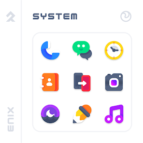 Screenshot 2 for ENIX Icon Pack 4.9.1 APK Patched