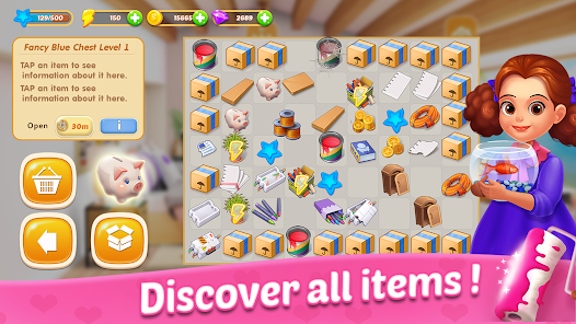 Screenshot 2 for Merge Dream Mansion design MOD APK 1.4.4 Unlimited Money