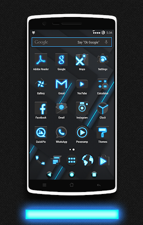 Screenshot 1 for Glow CM12 Theme 3.3