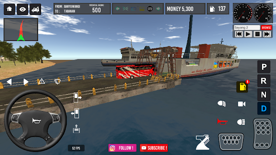 Screenshot 5 for IDBS Bus Simulator MOD APK