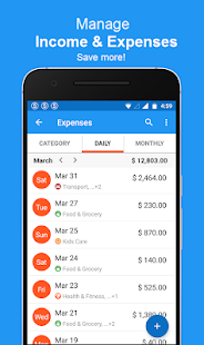 Screenshot 3 for Bills Reminder Budget & Expense Manager App 1.8.0 Unlocked