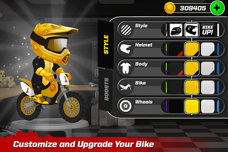 Screenshot 2 for Bike Up 1.0.85 MOD APK Unlimited Money Unlocked