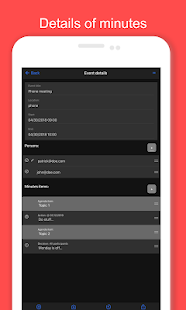 Screenshot 2 for Minutes in Minutes meeting minutes taker 1.8.5 Paid