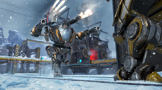 Screenshot 1 for Mech Wars Online Battles v1.424 MOD APK Unlimited Coin/Currency
