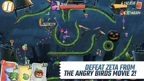 Screenshot 3 for Angry Birds 2 2.31.0 MOD APK + Data Unlimited Gems