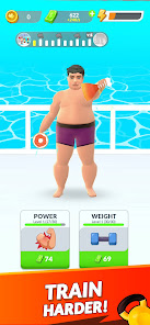 Screenshot 8 for Idle Gym Life Strong Man Mod APK 1.9.9 Remove ads, Unlimited Money