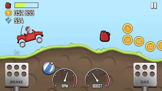 Screenshot 1 for Hill Climb Racing 1.36.0 APK + MOD (Ad-Free)