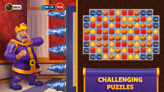 Screenshot 2 for Royal Match 29297 MOD APK Unlimited Boosters, Stars, Coins