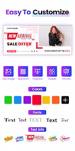 Screenshot 2 for Banner Maker 61.0 APK MOD Premium Unlocked