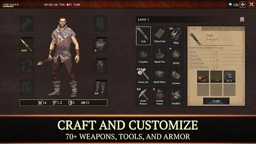 Screenshot 2 for Stormfall Saga of Survival 1.15.0 MOD APK Dumb Enemies