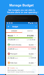 Screenshot 4 for Bills Reminder Budget & Expense Manager App 1.8.0 Unlocked