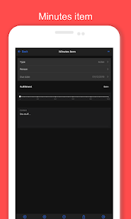 Screenshot 4 for Minutes in Minutes meeting minutes taker 1.8.5 Paid