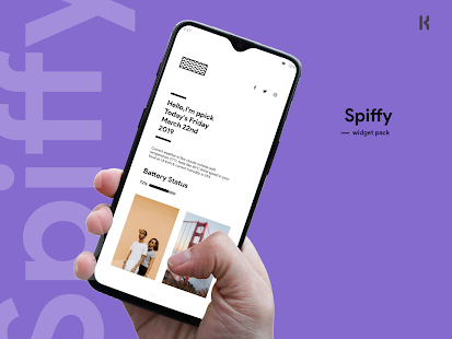 Screenshot 4 for Spiffy kwgt 9.3 Paid