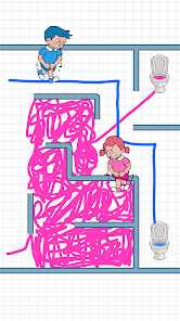 Screenshot 4 for Toilet Rush Race Pee Master Mod APK 2.5.2.1 Unlimited Money