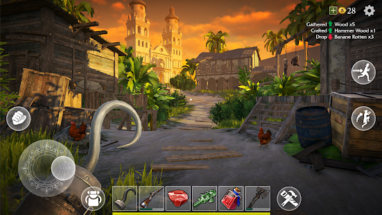 Screenshot 3 for Last Pirate Survival Island Adventure 0.929 Mod APK