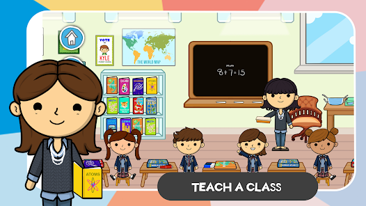 Screenshot 1 for Lilas World My School Games Mod APK 1.0.7 Unlocked