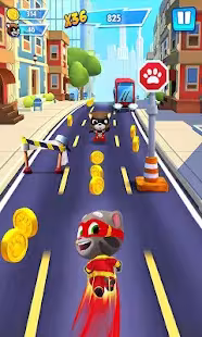 Screenshot 1 for Talking Tom Hero Dash 1.9.2.1108 Mod Money