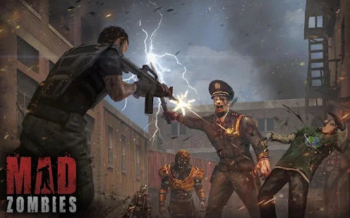 Screenshot 4 for MAD ZOMBIES Offline Zombie Games 5.17.0 MOD APK