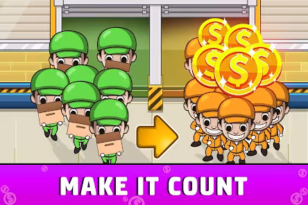Screenshot 2 for Idle Factory Tycoon Business Mod APK 2.22.0 Unlimited money