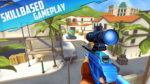 Screenshot 1 for M Gun Online Shooting Games Mod APK 0.1.13 Unlimited money