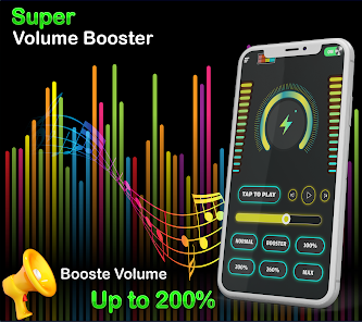 Screenshot 3 for super loud Volume Booster high sound Booster 1.2.2 Ad-Free