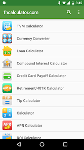 Screenshot 1 for Financial Calculators Pro 3.3.2 APK Patched