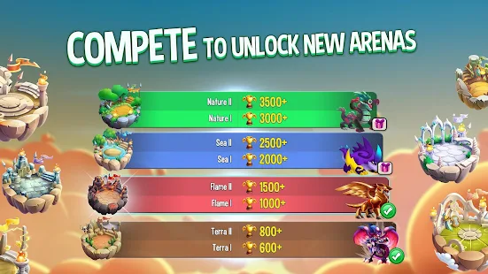 Screenshot 6 for Dragon City 9.8.3 APK + MOD (Increased chance to crit damage)