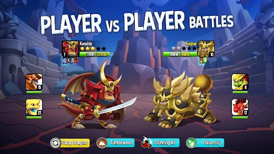 Screenshot 4 for Dragon City 9.8.3 APK + MOD (Increased chance to crit damage)