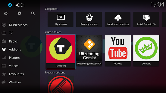 Screenshot 1 for Kodi 18.1