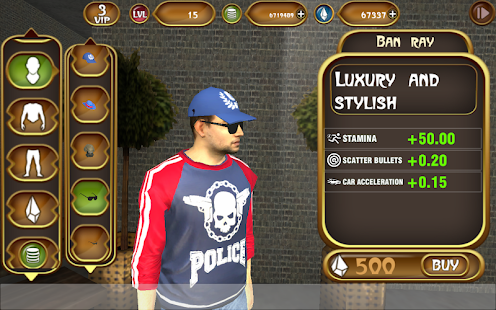 Screenshot 6 for Miami Crime Police 2.1 MOD (GOD MODE + Unlimited MONEY + WEAPON + EXPERIENCE)