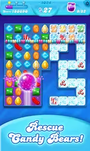Screenshot 2 for Candy Crush Soda Saga 1.268.5 Mod APK Many Moves, Unlocked