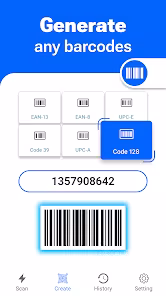 Screenshot 3 for QR Code Scanner 2.2.2.1 MOD APK Premium Unlocked