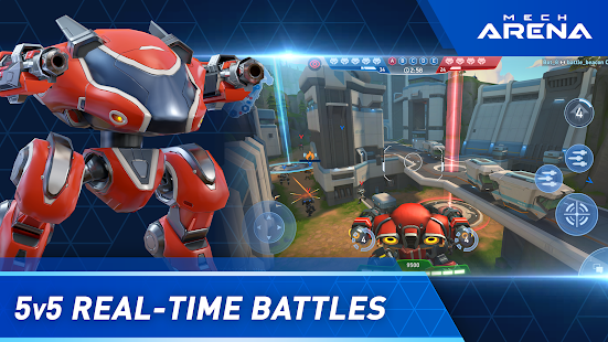 Screenshot 2 for Mech Arena Robot Showdown 1.24.02 MOD APK Mega Menu